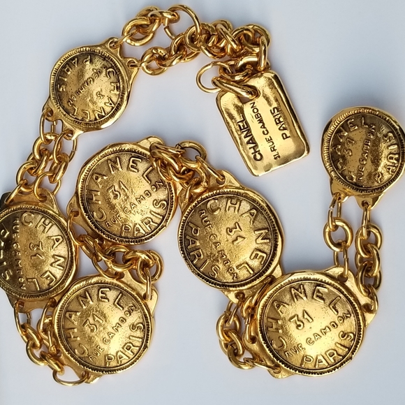 Stunning Auth Vintage statement Chanel necklace and earrings   Lot - Picture 8 of 16